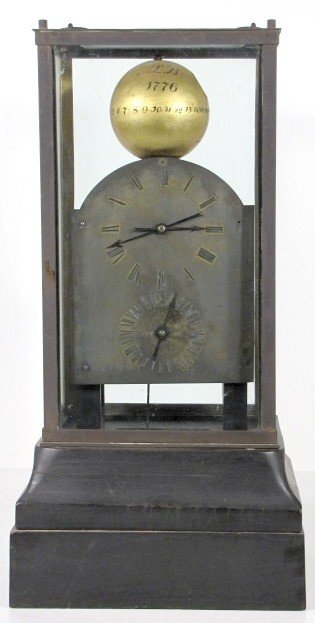 Early French Time & Calendar Globe Clock