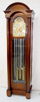 Herschedes Crown 9 Tube 3 Wt. Tall Case Clock