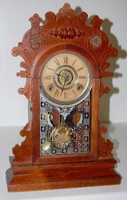 Gilbert Walnut Parlor Clock