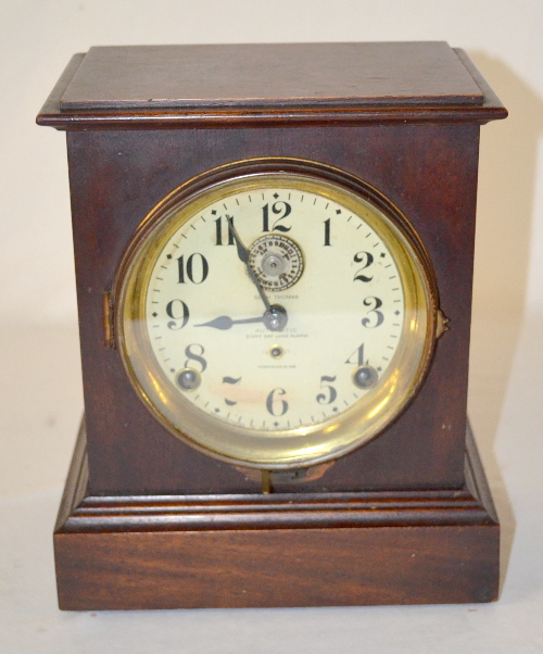 Antique Seth Thomas Automatic 8 Day Long Alarm Clock
