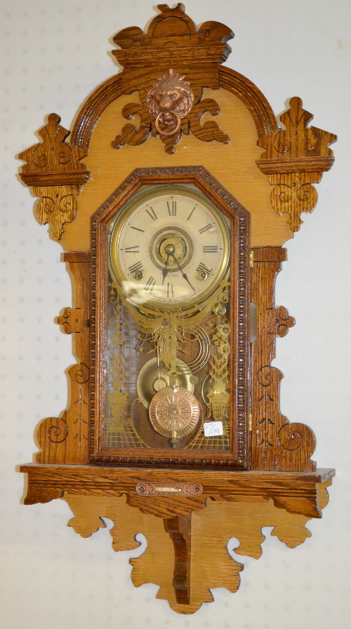 Antique Seth Thomas “Queen Bee” Hanging Kitchen Clock