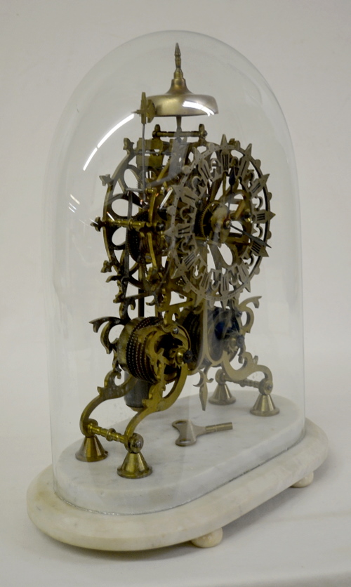 Louis B. Twells English Fusee Skeleton Clock