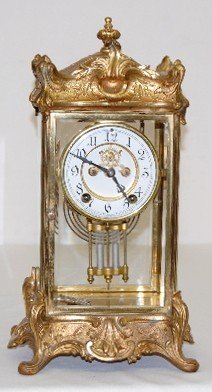 New Haven “Thoreau” Crystal Regulator Clock