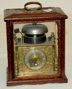 Japanese Floral Engraved Bracket Clock