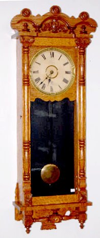 New Haven “Elfrida” Hanging Regulator Clock