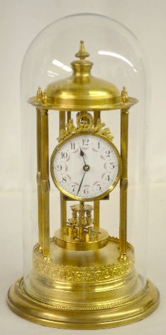G. Becker Disc Pendulum Dome Clock