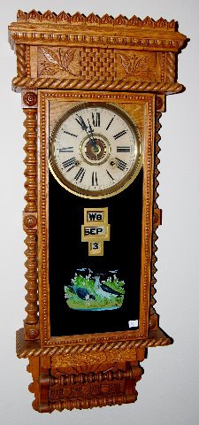 Oak Gilbert Berkshire Calendar Clock