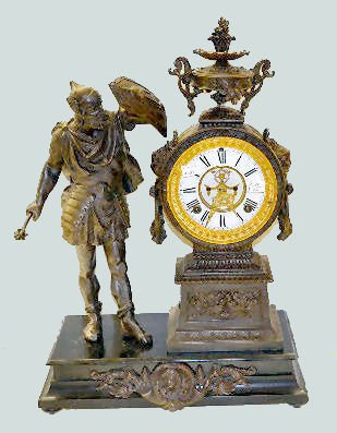 Ansonia “Attila” Figural Statue Clock