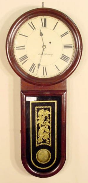 Hatch Keyhole Banjo Hanging Clock