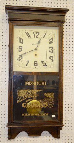 Sessions Oak Advertising Store Regulator Clock