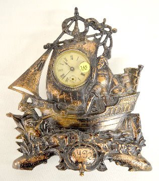 Robt. Johns Copper Clad Columbus Clock