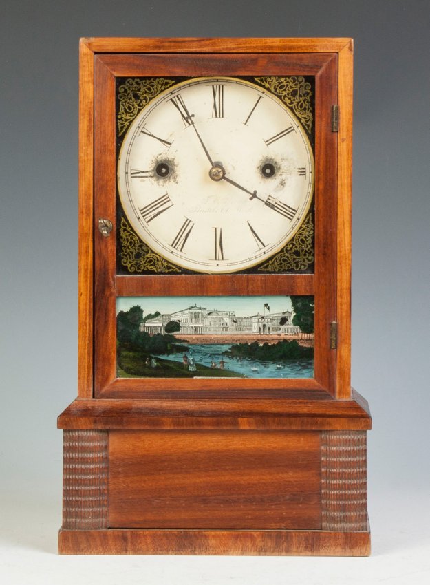 J. C. Brown Ripple Front Cottage Clock