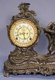Ansonia Composer Statue Clock