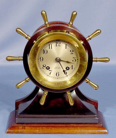 Chelsea Yacht Wheel Clock