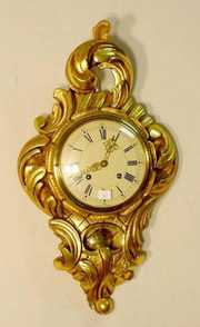 Rose Exacta Gilt Wood Clock