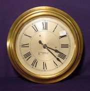 E. Howard & Co Electric Brass Wall Clock