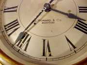 E. Howard & Co Electric Brass Wall Clock