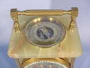 French Carriage Clock with Barometer Dial