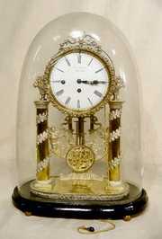 Early Viennese Pillar Clock