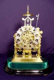 J.C. Smith English Skeleton Clock