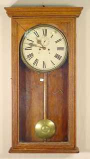 Waterbury Oak Regulator # 18 Wall Clock