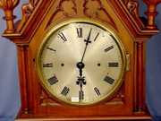 Gothic Style 3 Train Fusee  Clock