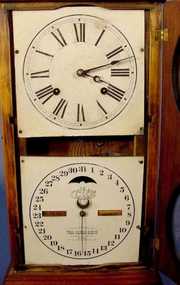 Ithaca # 10 Farmers 8 Day Calendar Clock Price Guide