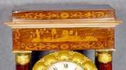 French Empire Period Column Clock