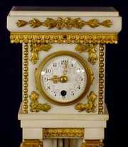 French Miniature Marble Tall Clock