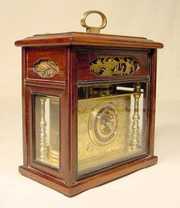 Early Japanese Bracket Clock with Calendar