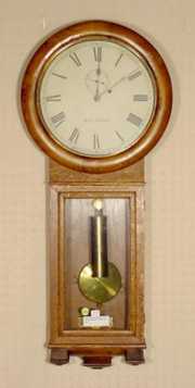 Seth Thomas # 2  Oak Office Regulator Clock