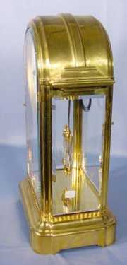 Large French Crystal Regulator Clock