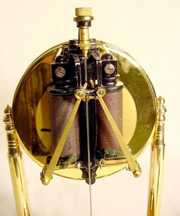Tiffany Electric Torsion Suspension Dome Clock