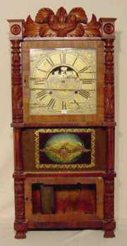 Birge Case & Co Triple Decker Clock