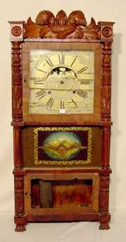 Birge Case & Co Triple Decker Clock