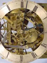 Brass Skeleton Clock with Dome