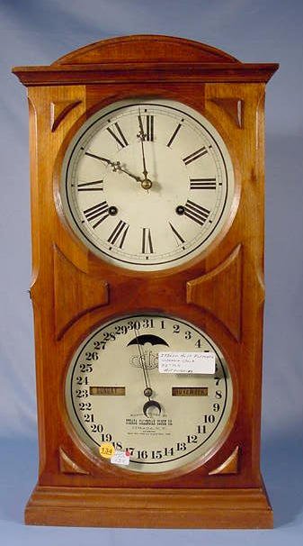 Ithaca No. 10 Farmers Calendar Clock NR