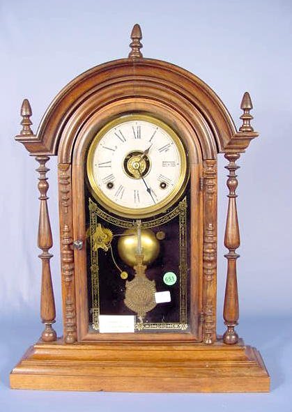 Welch Parepa V.P. Rosewood Shelf Clock