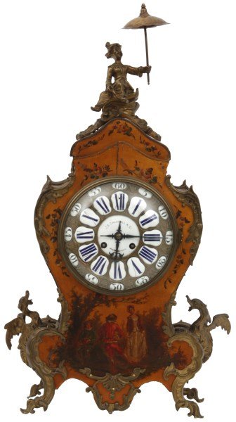 J.E. Caldwell Bronze Mounted Bracket Clock