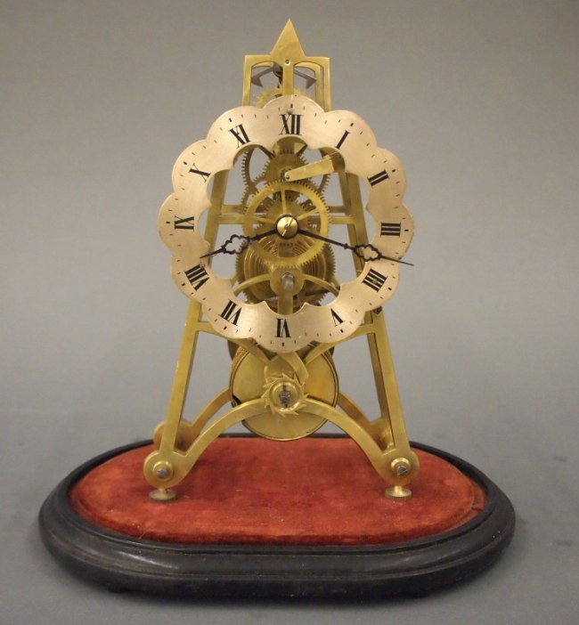 English Skeleton clock