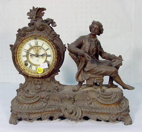 Ansonia “Composer” Statue Clock