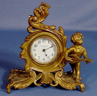 New Haven Yancopin Figural Novelty Clock