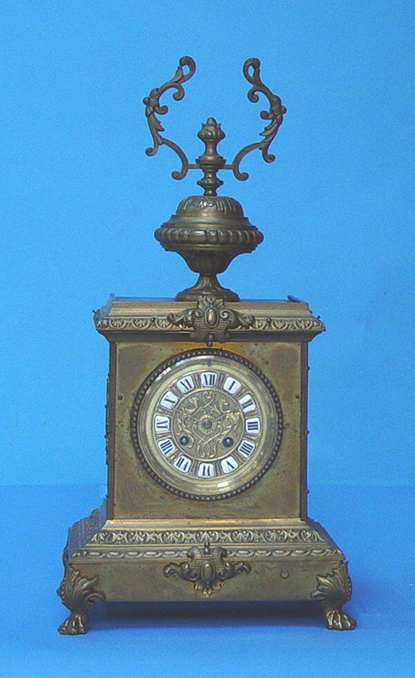 Decorative Brass Mantel Clock