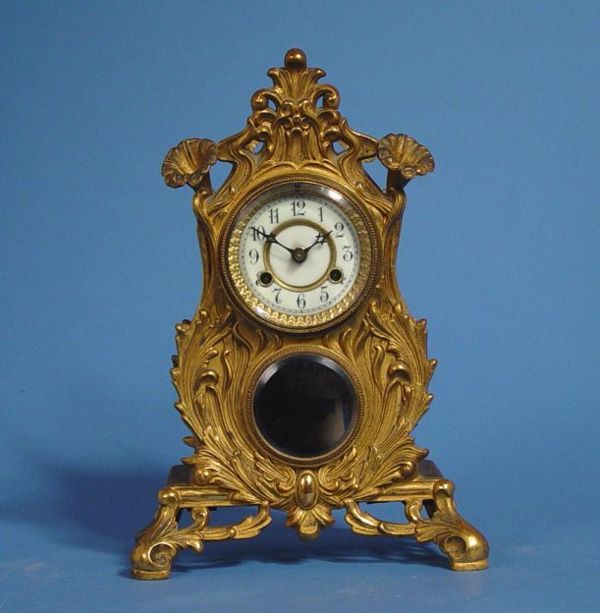 Waterbury Carlisle Art Nouveau Mantel Clock