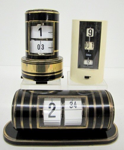 3 Digital Deco Desk Clocks