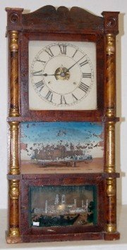 Birge, Peck & Co. 2 Weight Shelf Clock