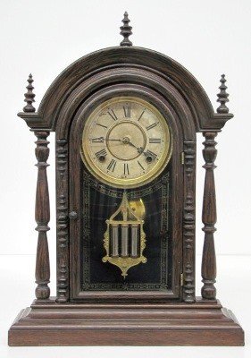 Welch Spring & Co. “Parepa” Rosewood Shelf Clock