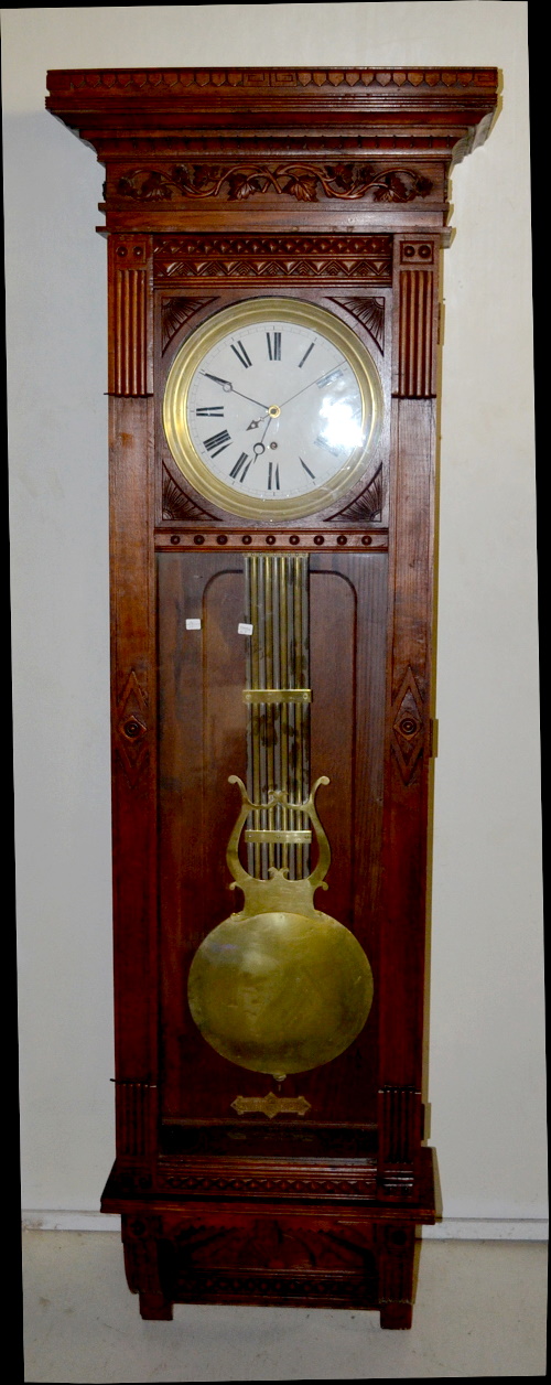 Waterbury Oak Regulator No. 7 Wall Hanging Clock