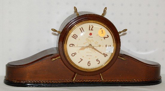 Telechron Ship’s Bell Electric Clock, Model 6817