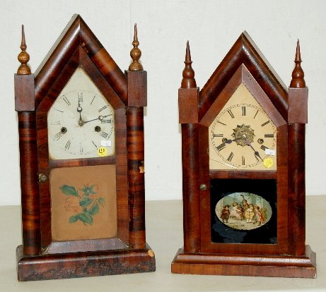 2 Steeple Clocks, Waterbury & T & S